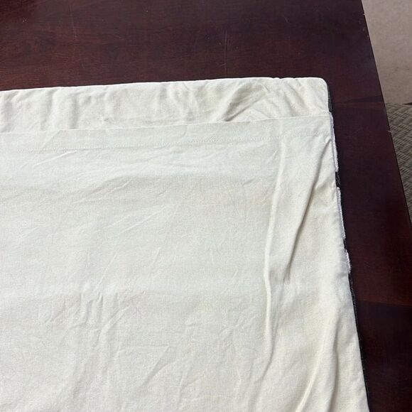 Pottery Barn Brown and Cream Pillow Cover 20 x 20 - Picture 9 of 13